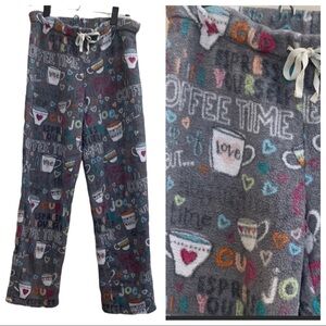 Fleece Cozy Coffee Time Lounge Pajama Pants Secret‎ Treasures - Size S (4/6)